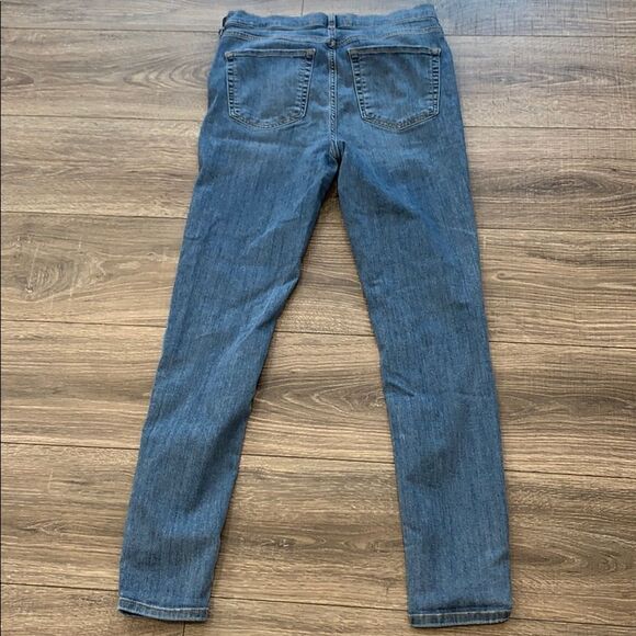 Free People High Rise Busted Knee Skinny Jeans size 30 - Picture 5 of 5